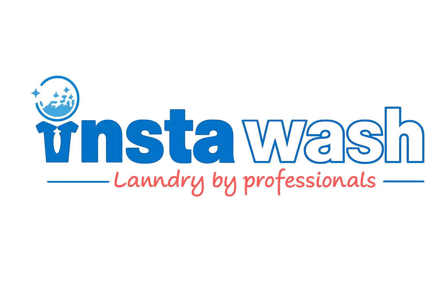 Insta wash laundry by professionals Banner